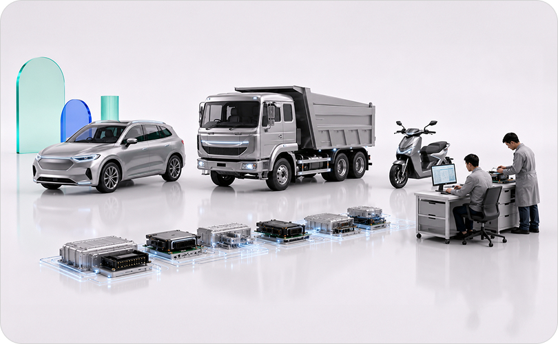 Accolade commercial vehicle electronics truck render